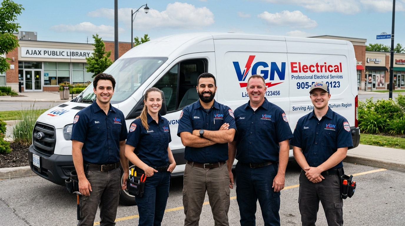 JS Electrical Services team of licensed master electricians in Pickering Ontario